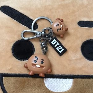 Official BT21 Shooky Keychain BTS